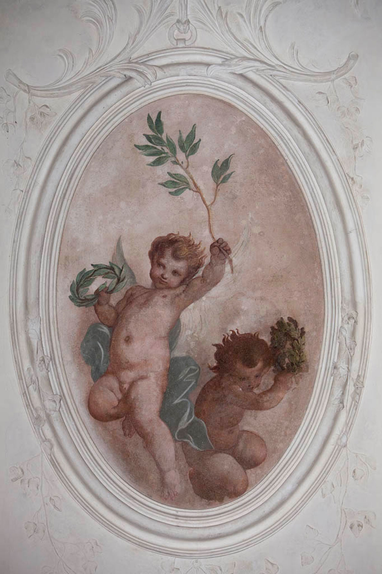 Bagnoli di Sopra_Dettaglio affreschi del Palazzetto Widmann